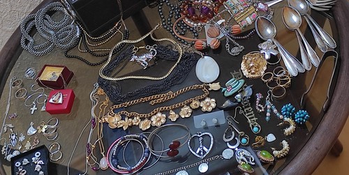 Modeschmuck konvolut silber - modeschmuck,