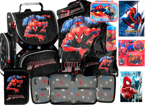 Spiderman schulranzen set - schulranzen,
