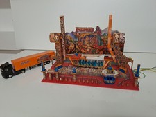 Faller H0 438 Karussell Indiago mit 2 Motoren Funktion Kirmes Fahrgeschäft + LKW