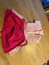 dirndl mädchen, gr. 80, Bärwolf, komplett mit Hemd und Schürze