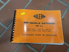 Gilera Saturno 500. Ersatzteilbuch NEU