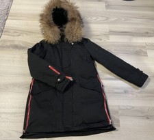 Damen Jacke Parka Deluxe Gr.S Echtfell Pelz XXL Fell Abnehmbar Top Zustand