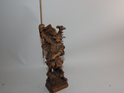Holzfigur heilige florian - holzfigur,