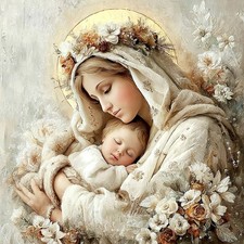 Wandbild Heilige Maria