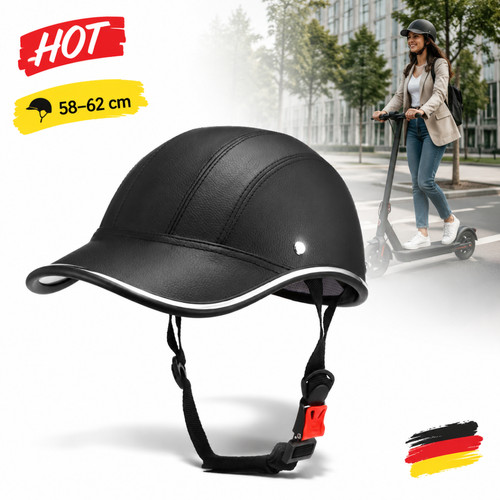 Schwarz halbhelm motorradhelm - schwarz,