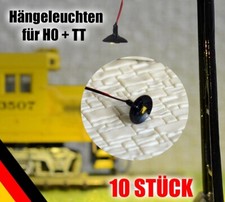 10x Hängeleuchte LED Straßenlampen Deckenlampen für H0 TT Häuser Gebäude L06