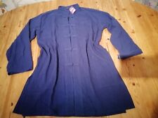 Kleid  Tunika Blusenkleid Gr.  46-48 XL blau Baumwolle Princes of Asia