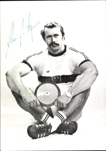 Autogrammkarte leichtathlet - autogrammkarte,