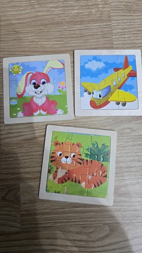 Holzpuzzle für - 3×,