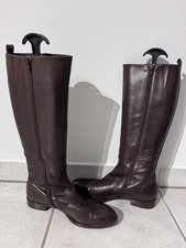 Dyva Damen Lederstiefel Braun Gr. 38,5 Getragen