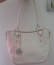 Moderne weiße HANDTASCHE mit süßen Details zu verkaufen