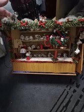 Weihnachts Deko Alt,weihnachtsmarkt Stand