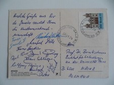 Kunstturnen Nationalmannschaft 1978 Deutschland Mannschaft signiert Rio  1539