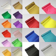 Satin Stoff Rolle Tischband