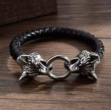 Armband Wolfsköpfe Wikinger