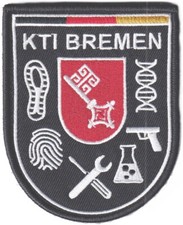 Polizei Patch KTI Bremen- Kriminaltechnik Labor- Police CSI Forensic Laboratory 