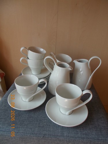 Kaffeegedeck weiß rarität - kaffeegedeck,