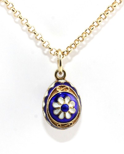 Anhänger gold 585 14k - 585, emaille