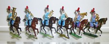 6 Zinnfiguren Bayern Musiker