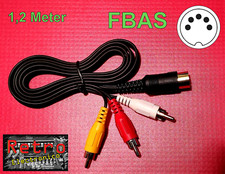 Commodore VC20 FBAS Stereo Monitor Video Kabel DIN 3 RCA Cinch Video High Audio