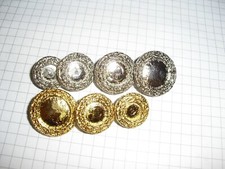 Trachten-Knöpfe Metall gold