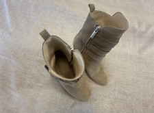 Stiefeletten Beige Wildleder