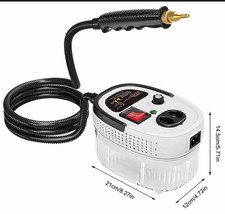 Dampfreiniger 2500W Handdampfreiniger Autositze Polsterreiniger mit 12 Zubehörte