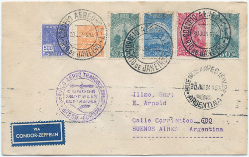 Zeppelin 1934 brasilien - 1934,