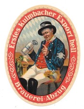 Bieretikett Erste Kulmbacher