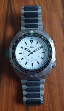 Uhr Armbanduhr - Tolle Timex Indiglo Lab 1995 - Verschraubter Boden und Krone