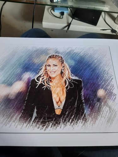 Helene fischer zeichnung als - -,