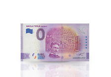 0 Euro Banknote Nikola Tesla