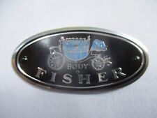 Typenschild Schild Fisher body Karosserie cadillac chevy dodge chrysler oldtimer