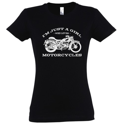 Damen shirt girl who loves - t-shirt,