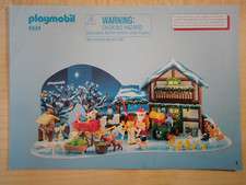 Playmobil Bauanleitung 6624 Advents Kalender , A 5 , 6 Seiten