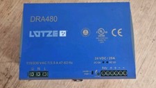 LÜTZE DRA480-24A 722-782 SCHALTNETZTEIL 24V 20A 480W