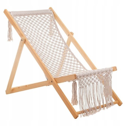 Klappbare gartenliege boho - gartenliege,