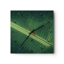 Modern Wanduhr 30x30cm Quadrat