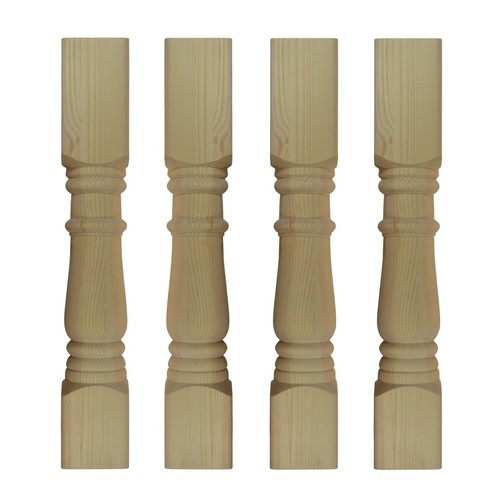 4er set klobige kiefer - 4er,