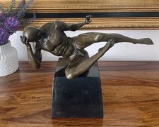 Bronzefigur Mann Erotik Bronze