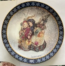 Weihnachtsteller 1987 Sulamith