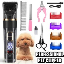 Hunde Schermaschine Hund für Dickes Haar Tierhaarschneidemaschine kabellos leise