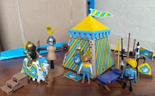 Playmobil Ritterwelt Schwanenritter mit Zelt und weiterem Zubehör