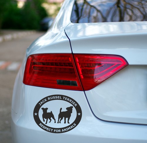 Kfz aufkleber hunde - -, oval