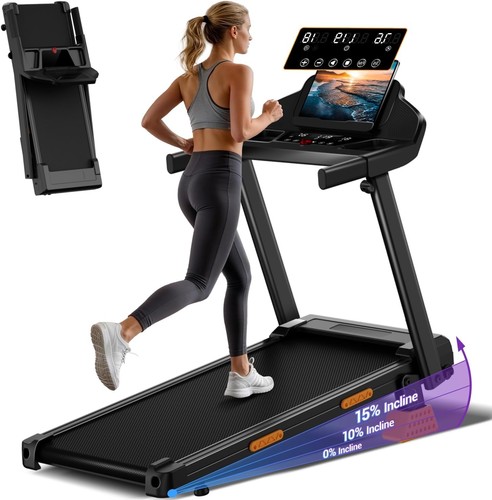 Klappbares laufband mit - klappbares,