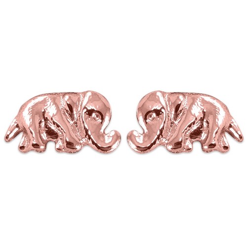 Massive 10k rotgold elefant - massive,