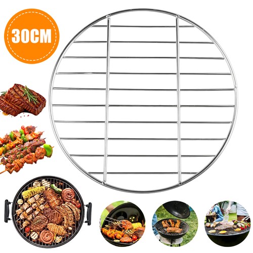 30cm grill rund - rund, edelstahl