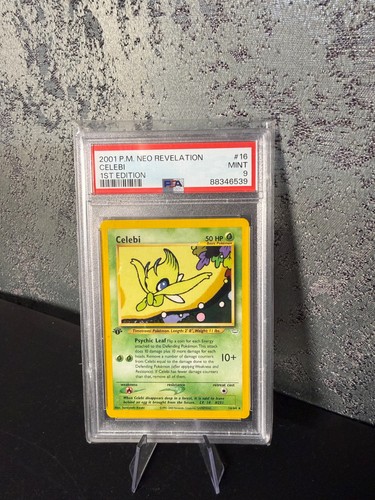 Pokemon psa celebi 16 1st - pokemon, #16