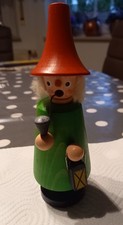 Räuchermännchen " Wichtel " ( alt/unbenutzt) Erzgeb. Volkskunst von expertic DDR