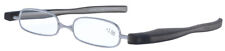 Klappbare Lesebrille mit integrierten Etui - PODREADER BIG in Grau NEU